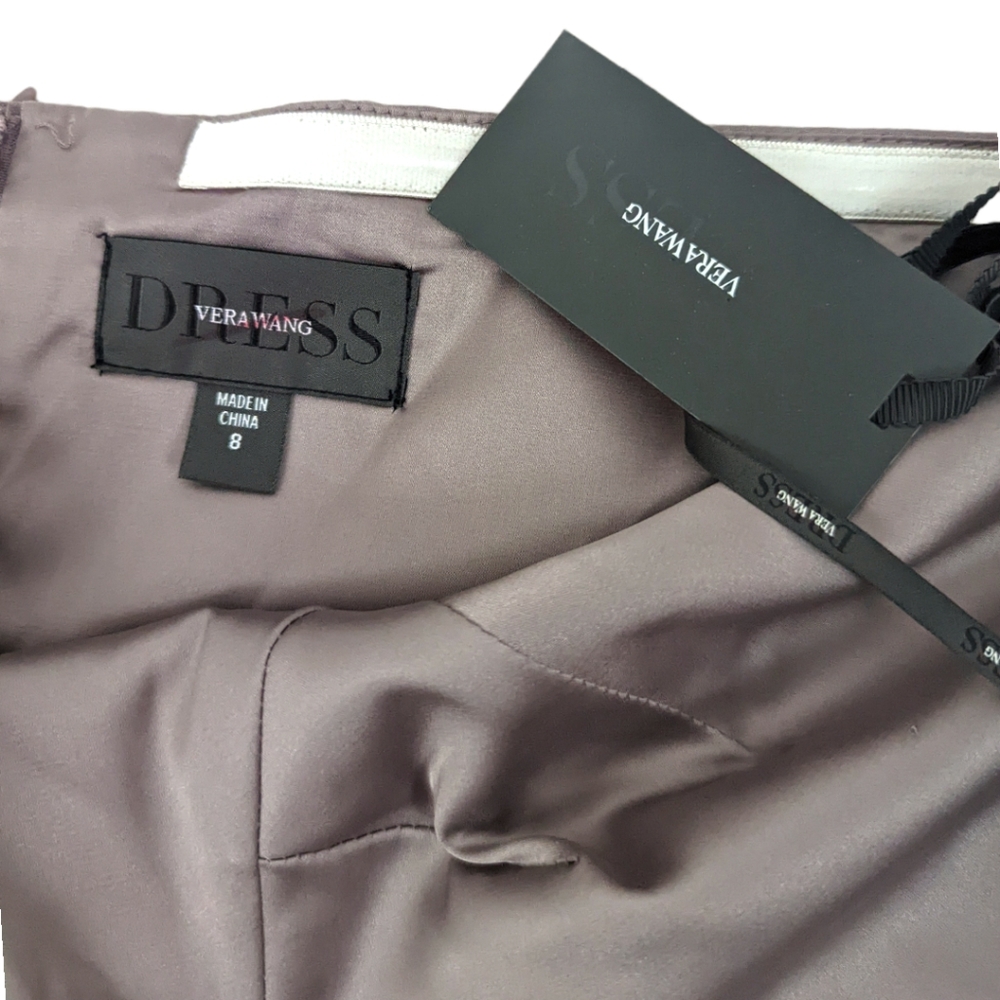 Vera Wang Dress Halter Dress NEW Womens 8 Lilac Special Occasion Cocktail Party - Picture 14 of 15
